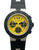 Bulgari Aluminum Chronograph Vision Gran Turismo LE BB41ATCH Yellow Dial Automatic Men's Watch