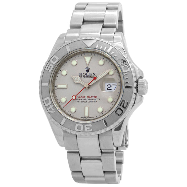 Rolex Yacht-Master 40mm, Stainless Steel, Platinum Dial, Watch 16622