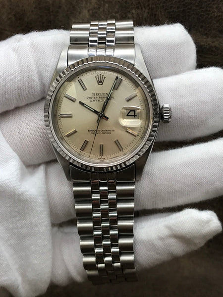 Rolex Datejust 36mm 1603 Silver Dial Automatic Watch