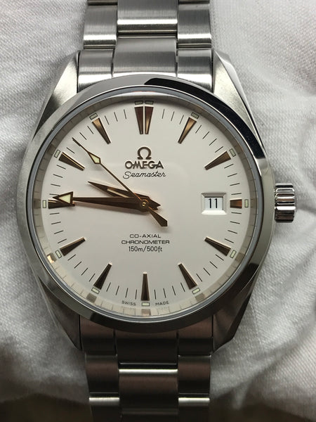 Omega Seamaster Aqua Terra 2503.34.00 White Dial Automatic Men's Watch