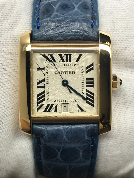 CARTIER  REFERENCE 1840 TANK FRANCAISE A YELLOW GOLD AUTOMATIC