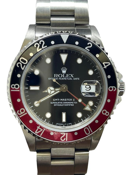 Rolex GMT Master II Coke 16710 Black Dial Automatic Men's Watch